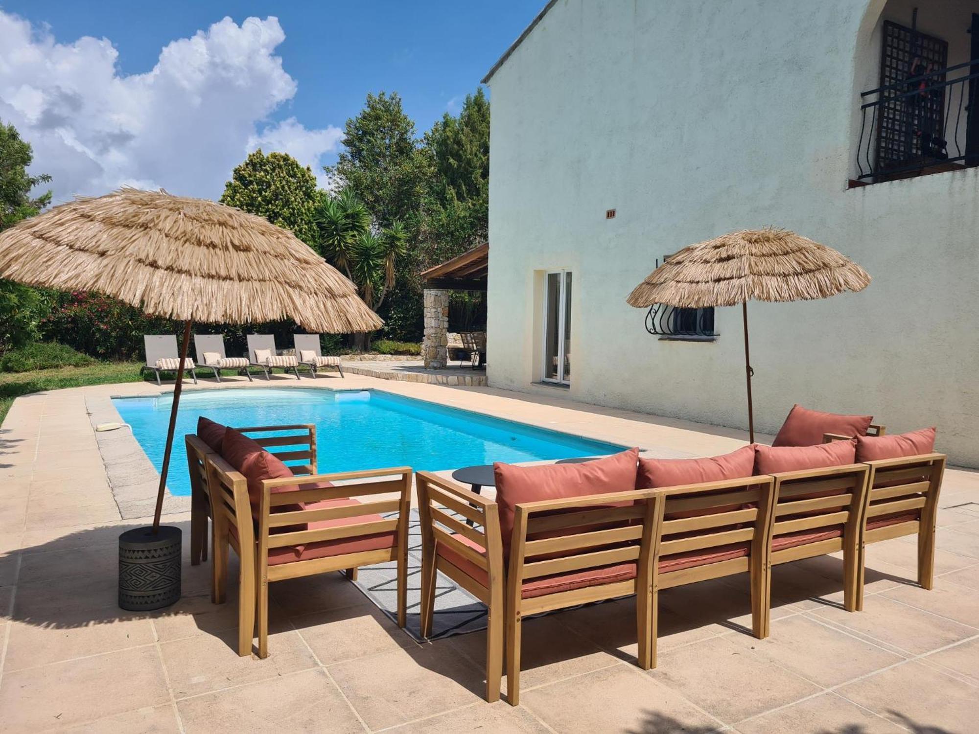 Belle Villa De Charme Avec Piscine Antibes Dış mekan fotoğraf